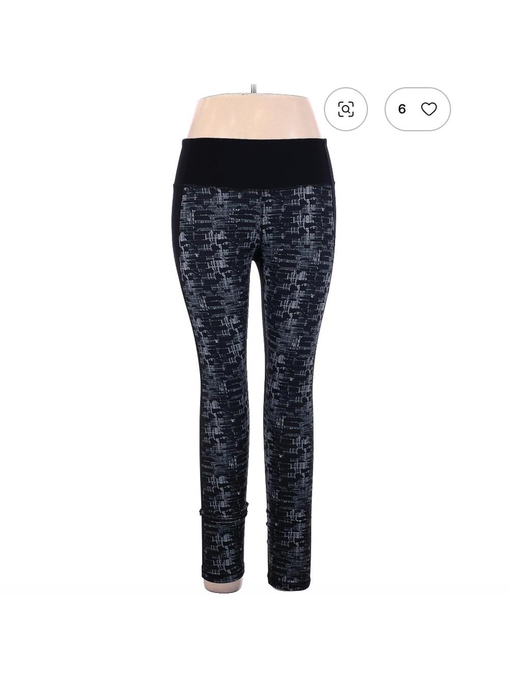Under Armour Black Active Pants Size L Leggings Leggings